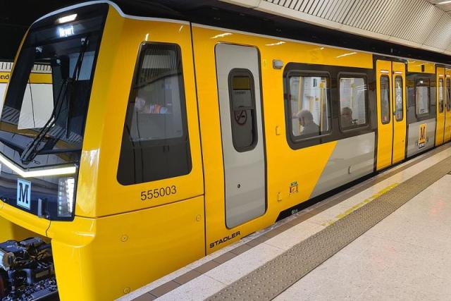 One of the new Stadler Class 555 trains